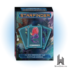 STARFINDER RPG ALIEN ARCHIVE 1 AND 2 BATTLE CARDS